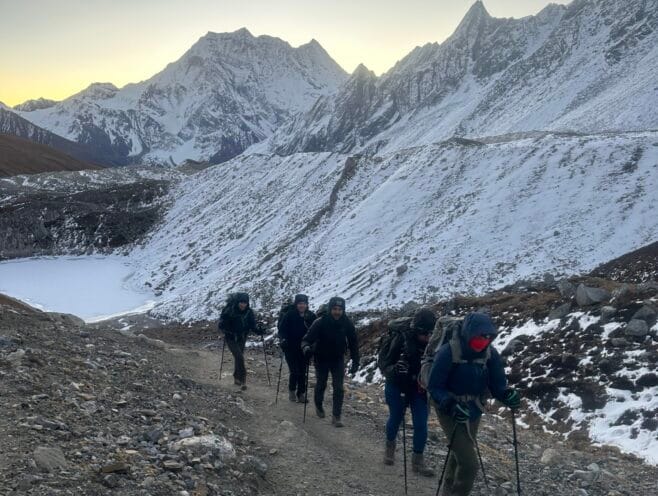 Hikers Himalaya's group in Manaslu