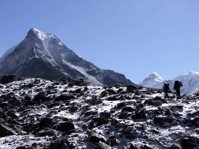 Island peak climping