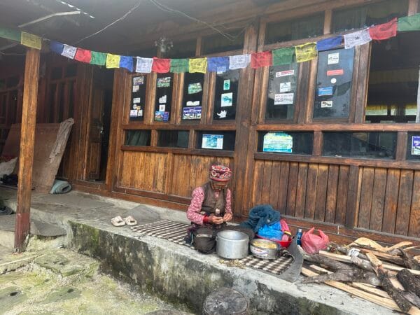 Langtang region in Nepal